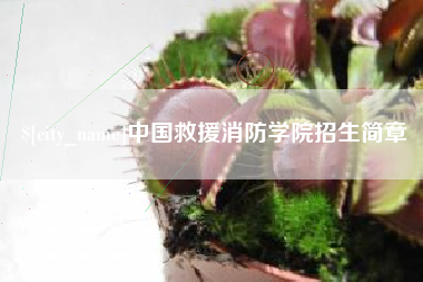 达州中国救援消防学院招生简章