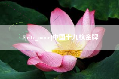达州中国十九枚金牌