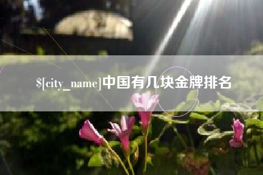 达州中国有几块金牌排名