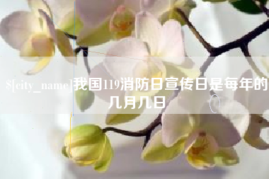 达州我国119消防日宣传日是每年的几月几日