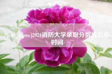 达州2024消防大学录取分数线公布时间