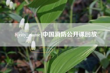 达州中国消防公开课回放
