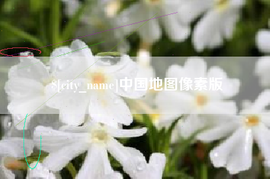 达州中国地图像素版