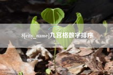 达州九宫格数字排序