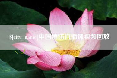 达州中国消防直播课视频回放