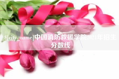 达州中国消防救援学院2021年招生分数线