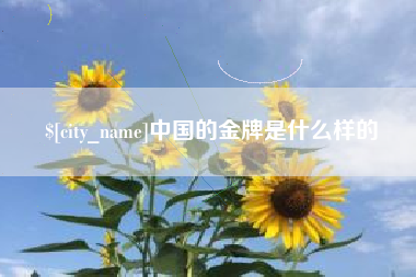 达州中国的金牌是什么样的