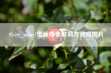 达州奥运夺金时刻九宫格图片